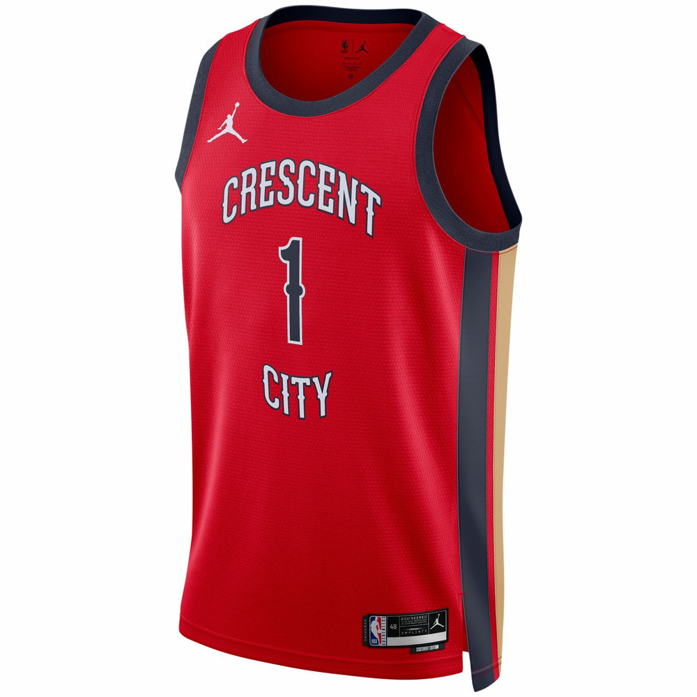 NBA Zion Williamson New Orleans Pelicans Jordan Brand Unisex Swingman Jersey