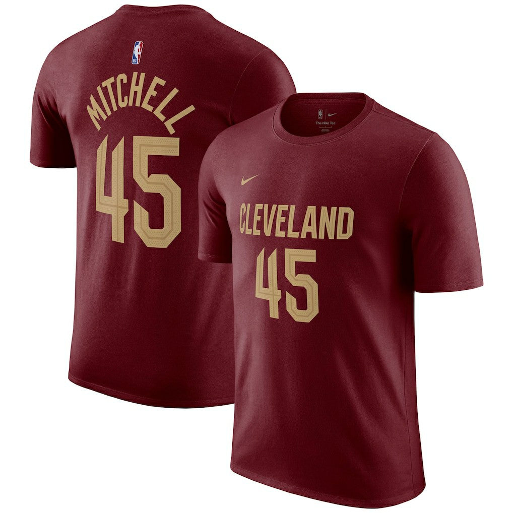 NBA Donovan Mitchell Cleveland Cavaliers Icon 2022/23 Name & Number T-Shirt sale