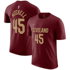 NBA Donovan Mitchell Cleveland Cavaliers Icon 2022/23 Name & Number T-Shirt sale