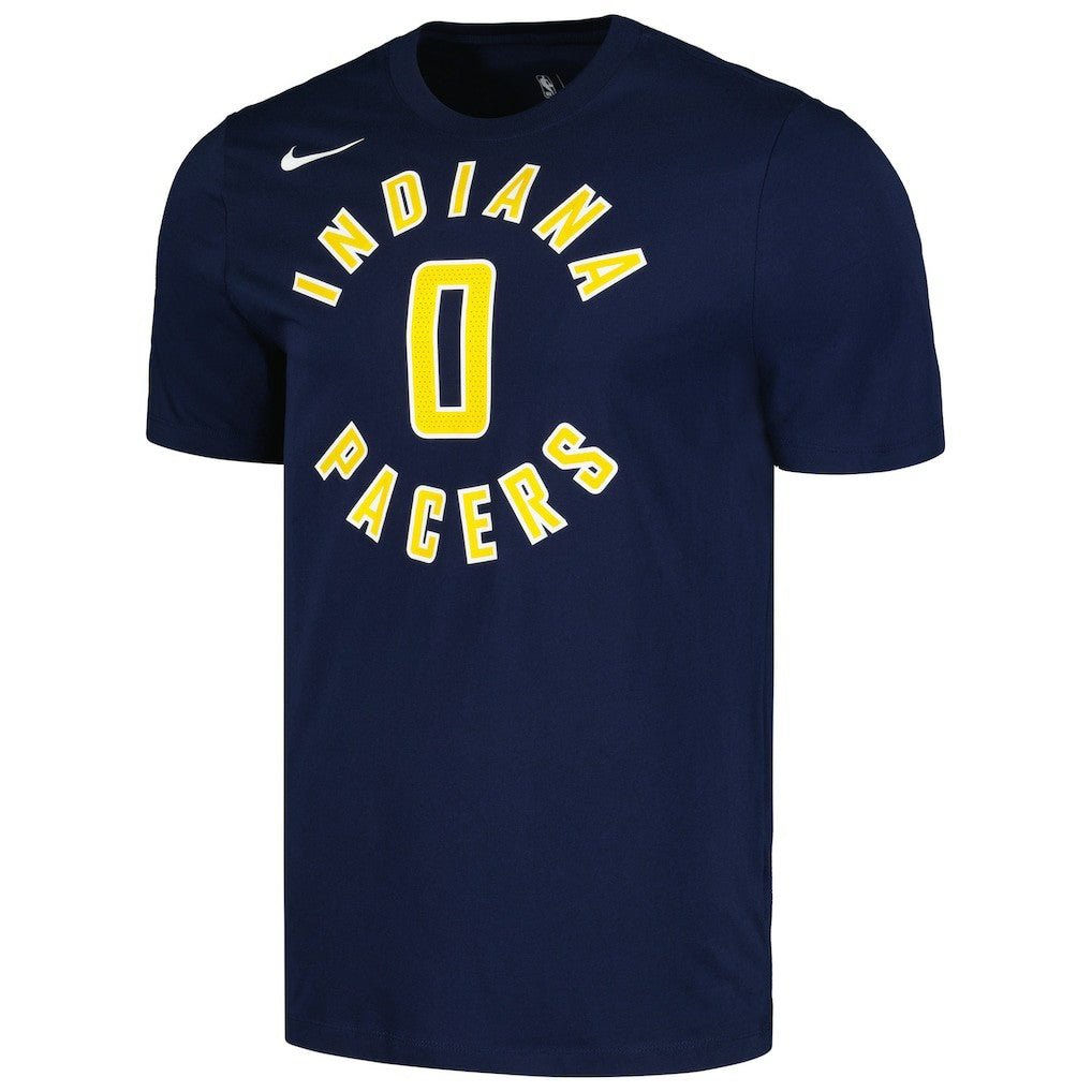 NBA Tyrese Haliburton Indiana Pacers Icon 2022/23 Name & Number T-Shirt
