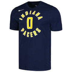 NBA Tyrese Haliburton Indiana Pacers Icon 2022/23 Name & Number T-Shirt