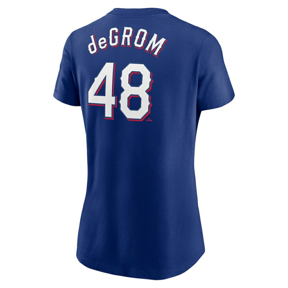 MLB Jacob deGrom Texas Rangers Nike Women's 2023 Name & Number T-Shirt