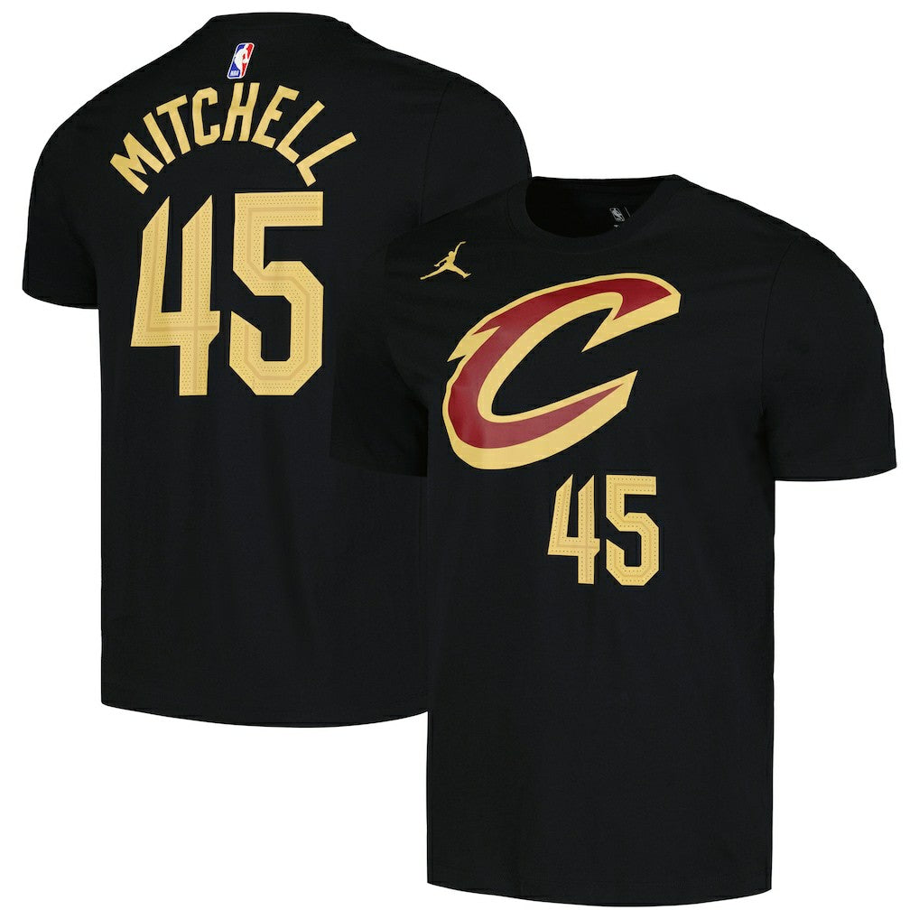 NBA Donovan Mitchell Cleveland Cavaliers Jordan Brand 2022/23 Statement Edition Name & Number T-Shirt sale