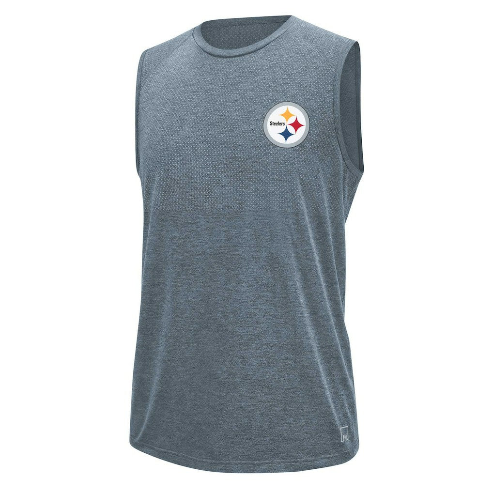 MSX by Michael Strahan Warm Up Sleeveless T-Shirt - Pittsburgh Steelers
