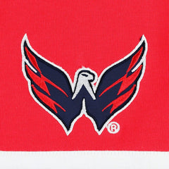 NHL Red Washington Capitals Tommy Hilfiger Walter Lace-Up Long Sleeve Top