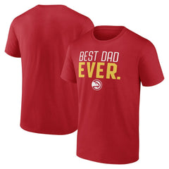 NBA Atlanta Hawks Best Dad Ever Logo T-Shirt