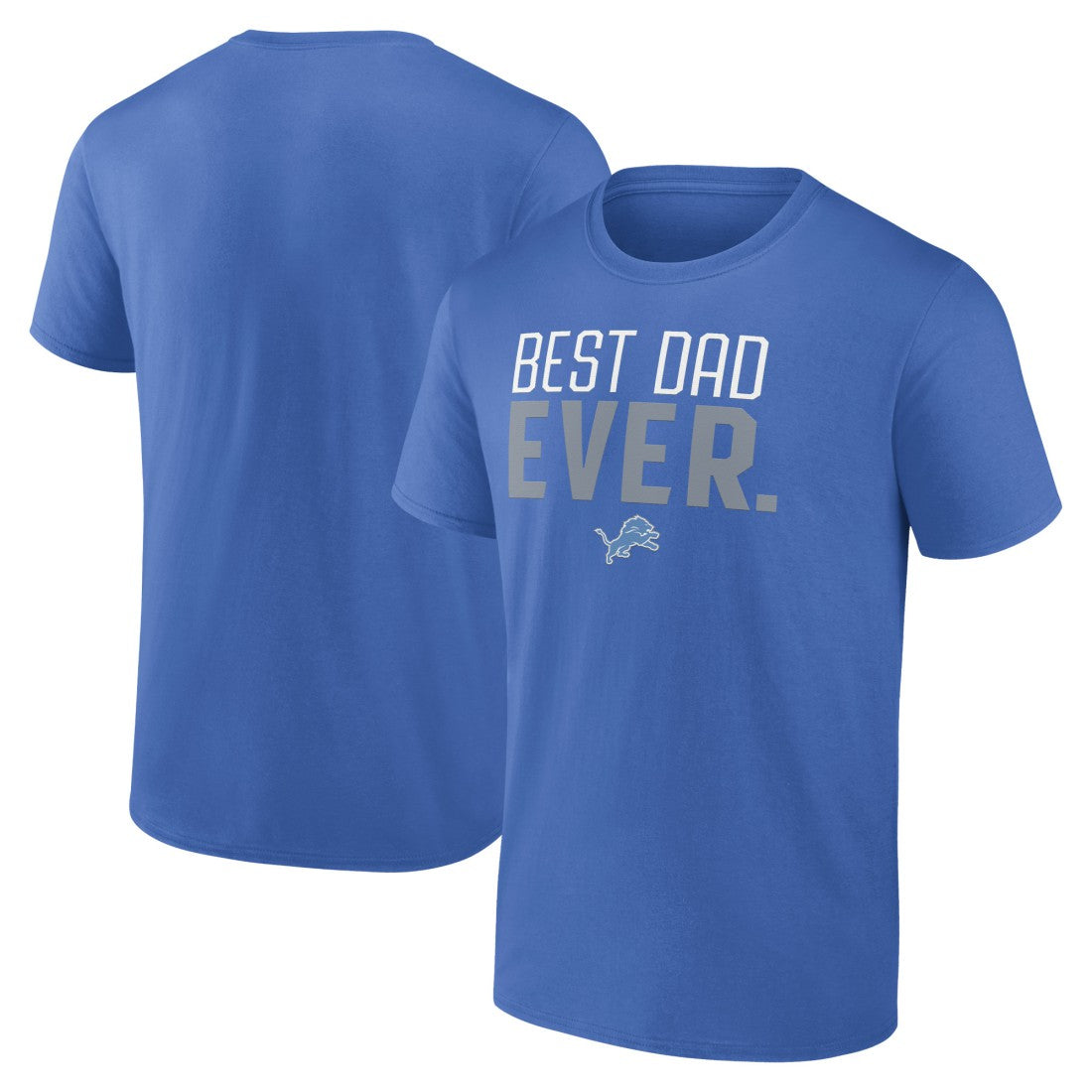 Best Dad Ever Team T-Shirt - Detroit Lions