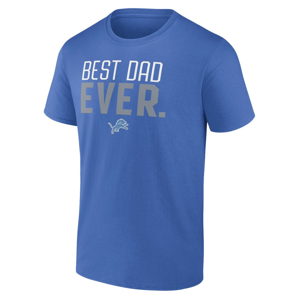 Best Dad Ever Team T-Shirt - Detroit Lions