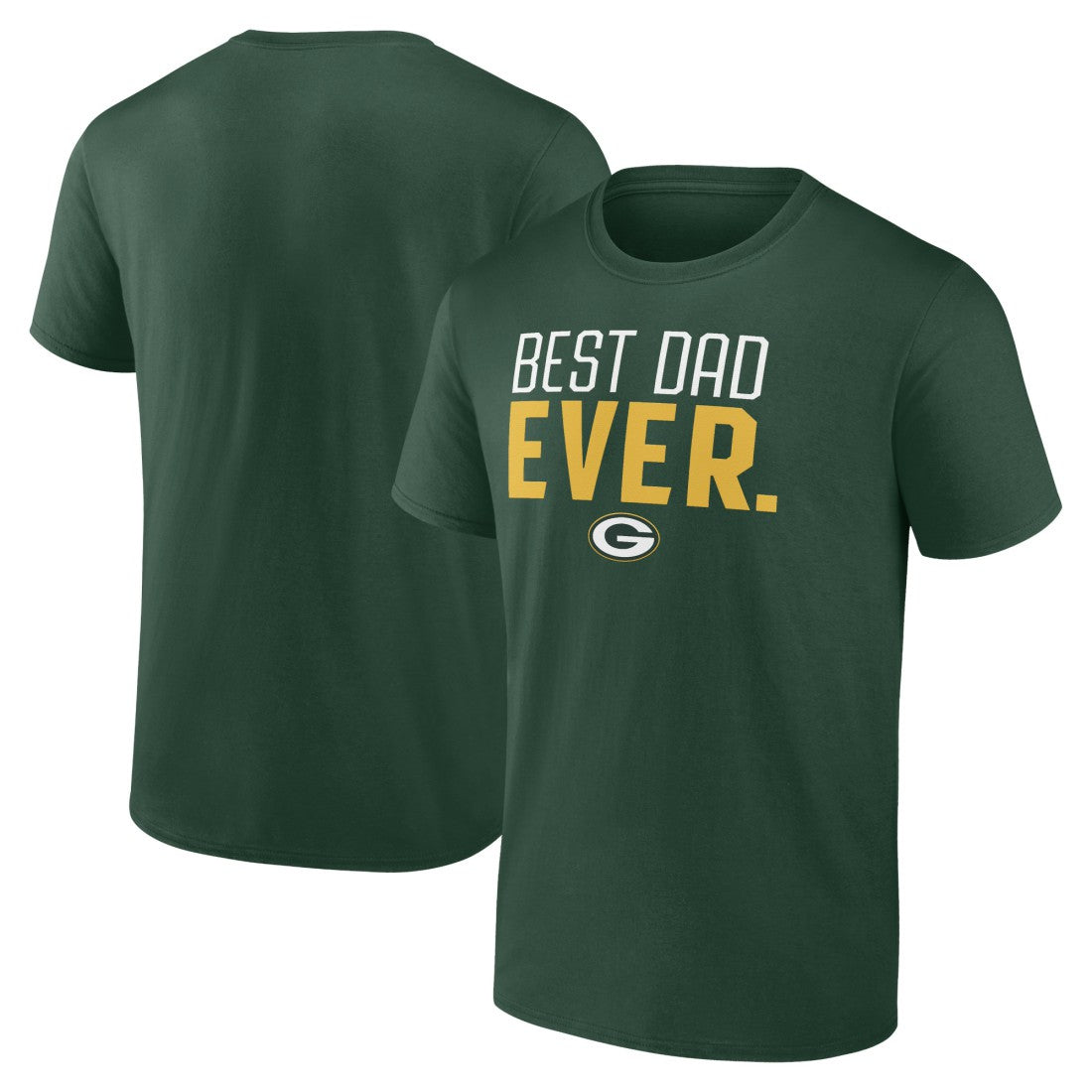 Best Dad Ever Team T-Shirt - Green Bay Packers