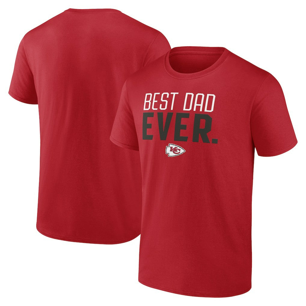 Best Dad Ever Team T-Shirt - Kansas City Chiefs
