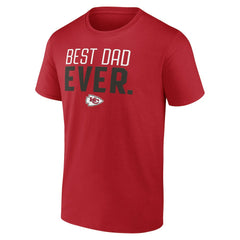 Best Dad Ever Team T-Shirt - Kansas City Chiefs