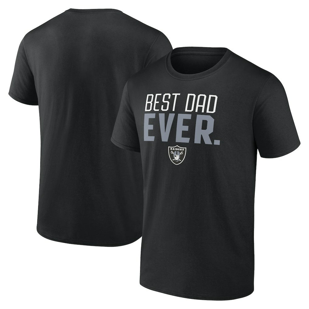 Best Dad Ever Team T-Shirt - Las Vegas Raiders