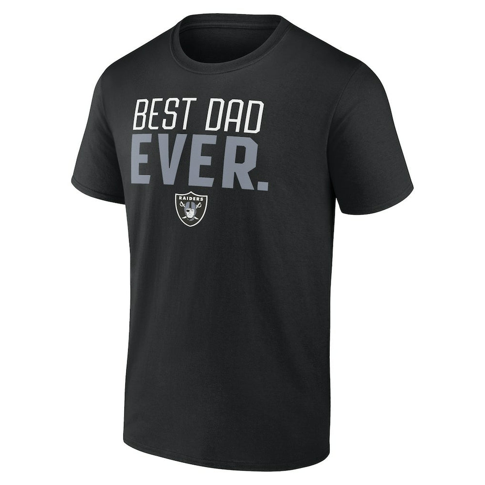 Best Dad Ever Team T-Shirt - Las Vegas Raiders