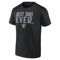 Best Dad Ever Team T-Shirt - Las Vegas Raiders
