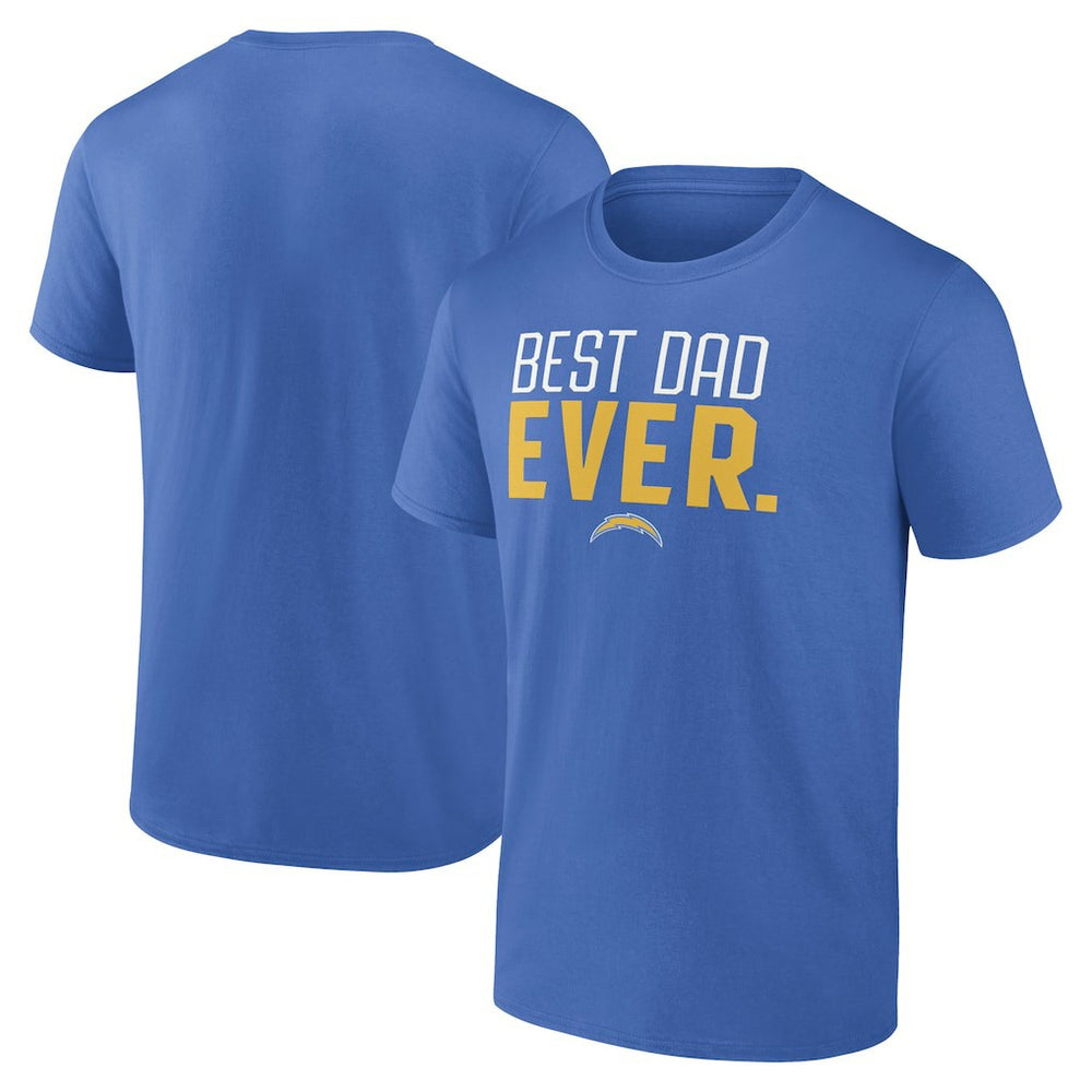 Best Dad Ever Team T-Shirt - Los Angeles Chargers