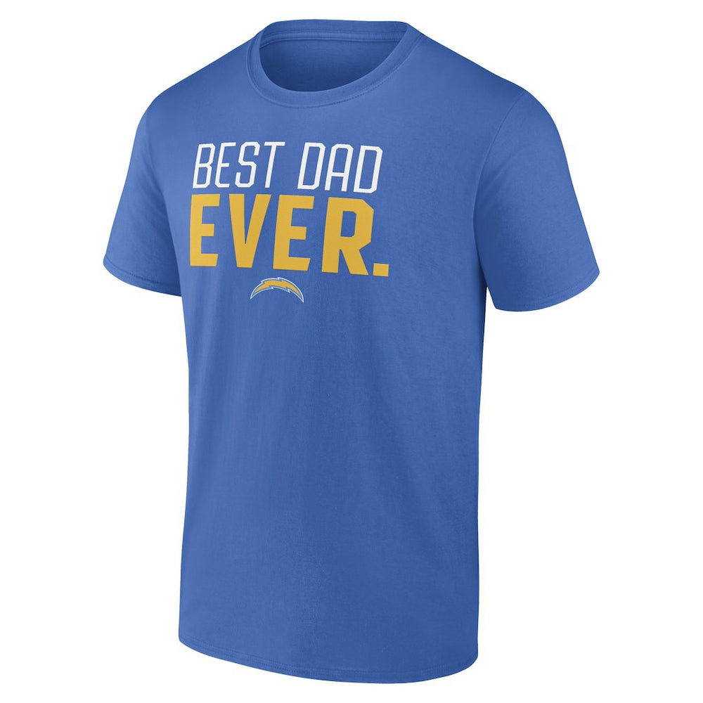 Best Dad Ever Team T-Shirt - Los Angeles Chargers