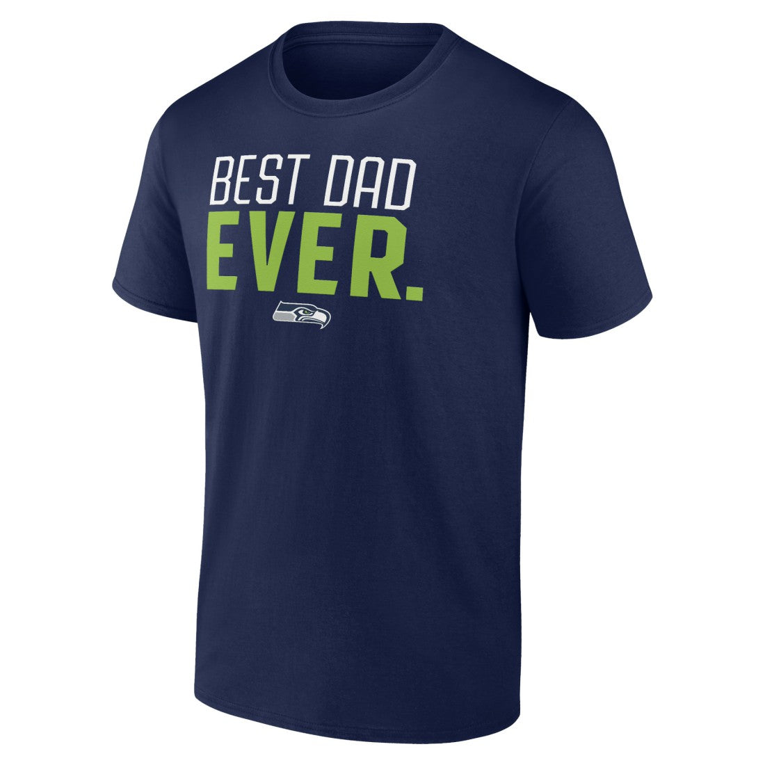 Best Dad Ever Team T-Shirt - Seattle Seahawks