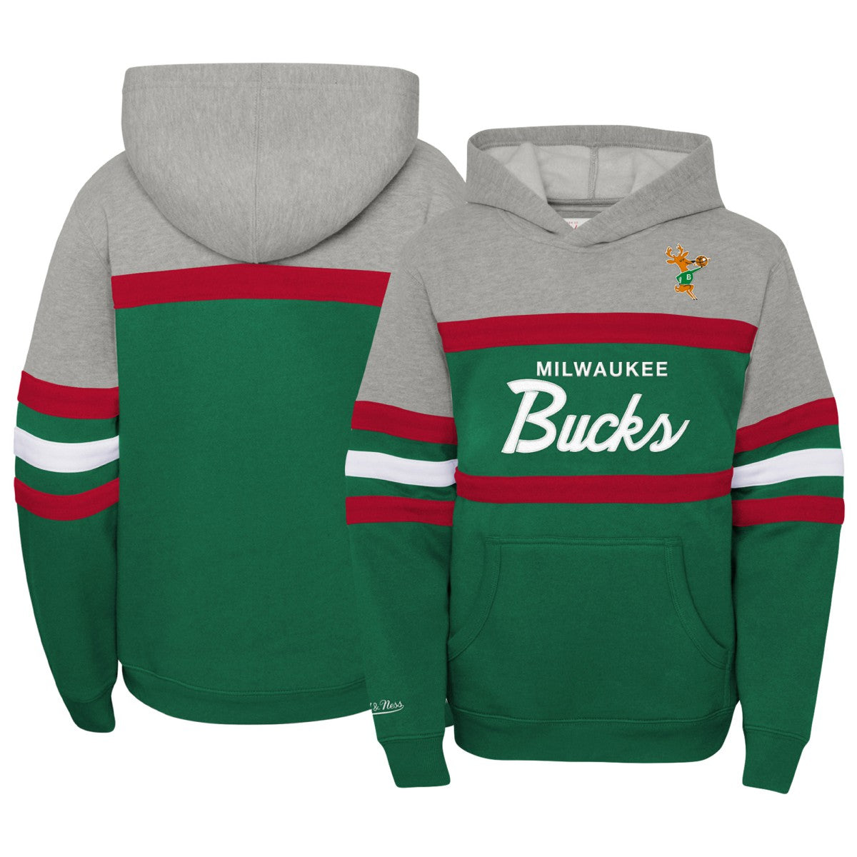 NBA Milwaukee Bucks Youth Hardwood Classics Head Coach Pullover Hoodie