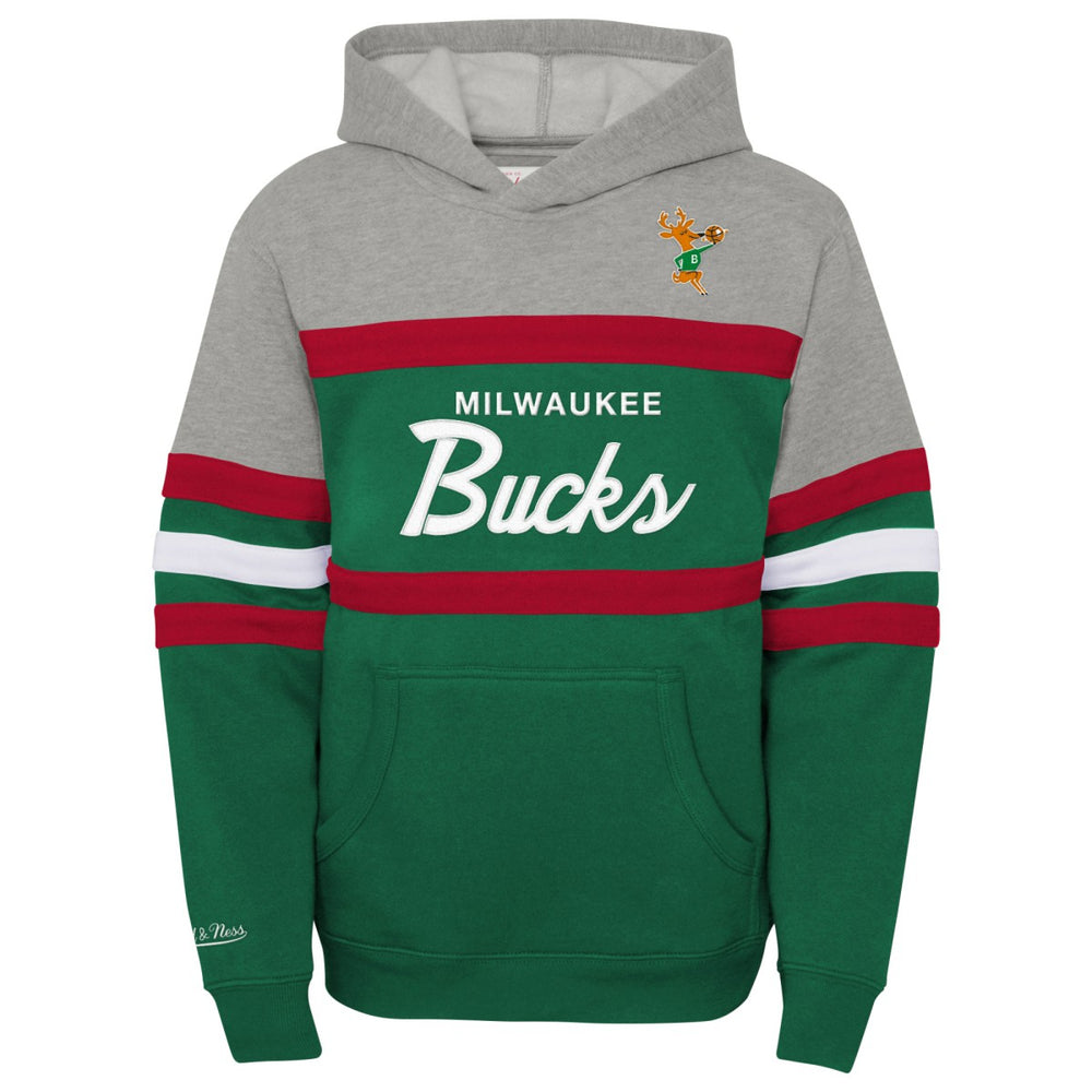 NBA Milwaukee Bucks Youth Hardwood Classics Head Coach Pullover Hoodie