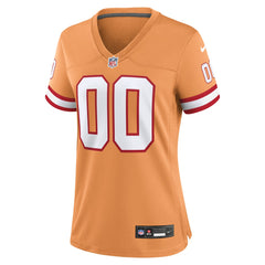 Women's Custom Throwback Game Jersey - Tampa Bay Buccaneers