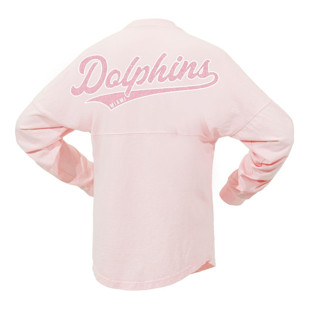 Women's Millennial Spirit Jersey T-Shirt - Miami Dolphins
