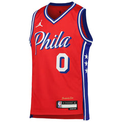 NBA Tyrese Maxey Philadelphia 76ers Jordan Brand Youth Swingman Jersey