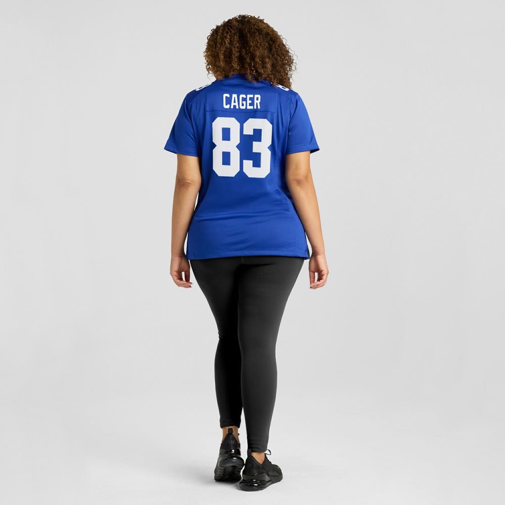Lawrence Cager  Women's Home Game Player Jersey - New York Giants