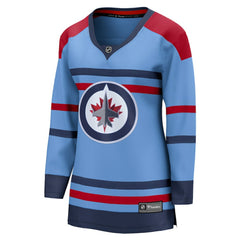 NHL Light Blue Winnipeg Jets Fanatics Women's Alternate Anniversary Breakaway Jersey
