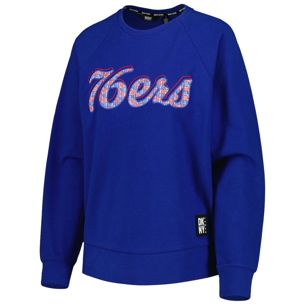 NBA Philadelphia 76ers DKNY Sport Women's Regina Raglan Pullover Sweatshirt