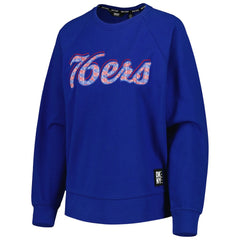 NBA Philadelphia 76ers DKNY Sport Women's Regina Raglan Pullover Sweatshirt
