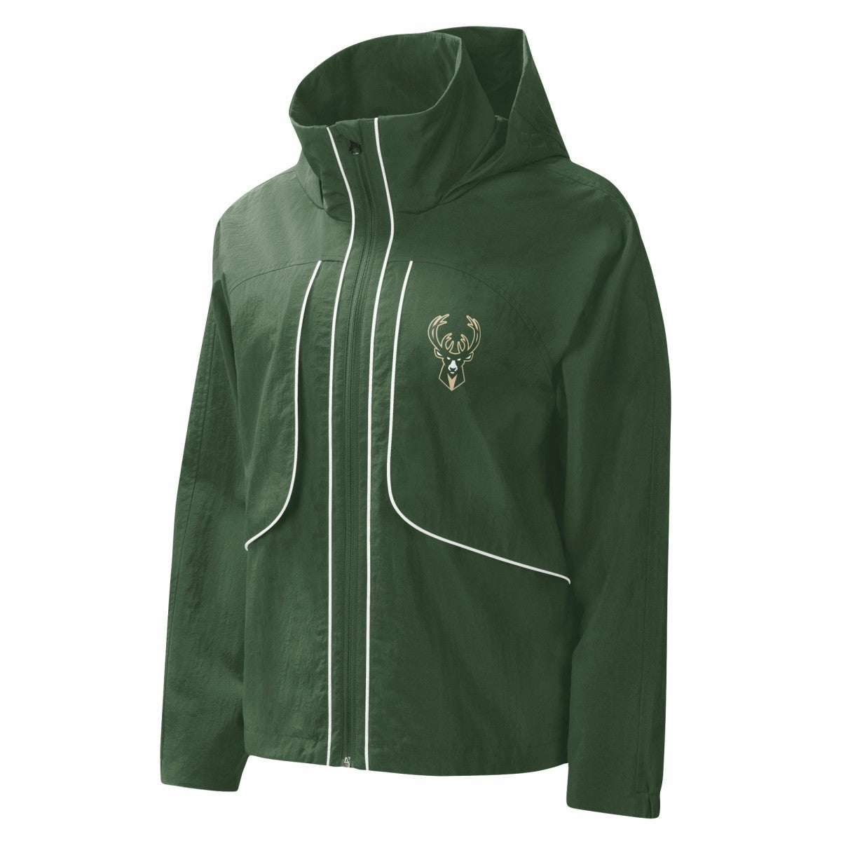 NBA Milwaukee Bucks G-III 4Her by Carl Banks Women's Last Shot Full-Zip Hoodie