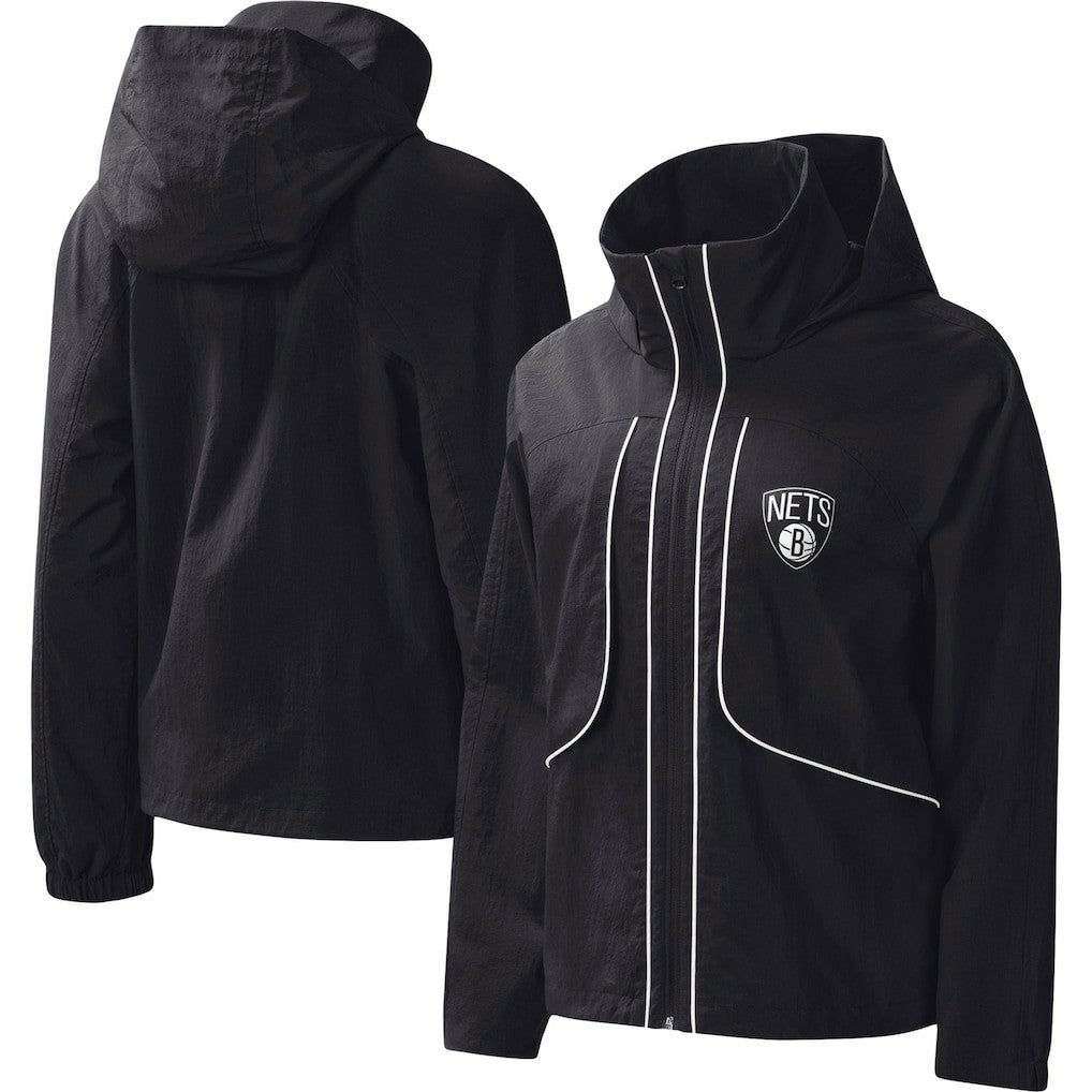 NBA Brooklyn Nets G-III 4Her by Carl Banks Women's Last Shot Full-Zip Hoodie