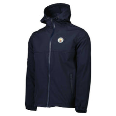 Manchester City Three-Layer Full-Zip Hooded Jacket -  Navy
