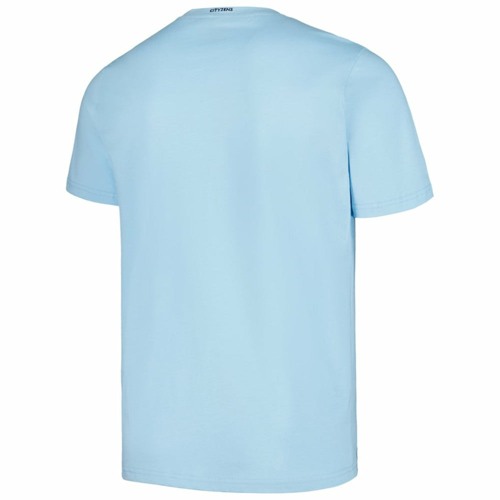 Manchester City Established Relaxed Fit T-Shirt -  Sky Blue