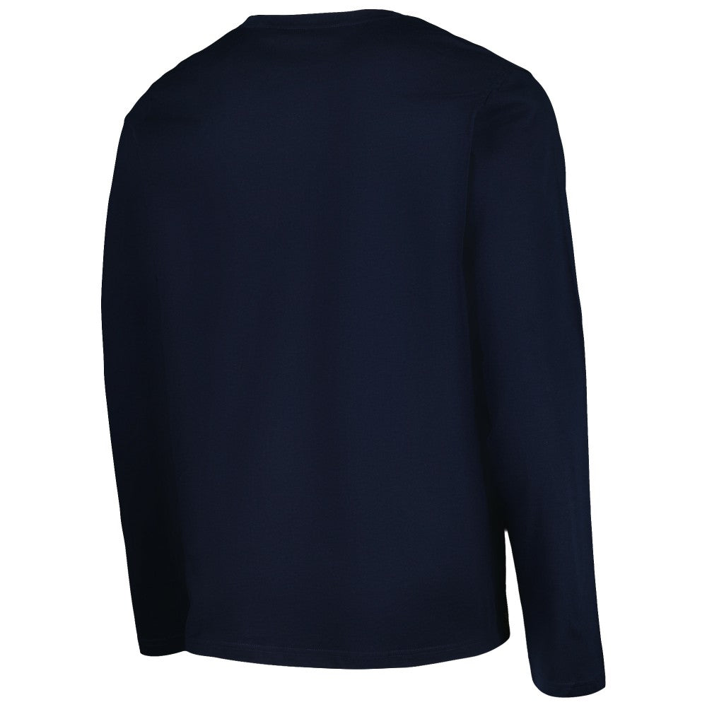 Barcelona Heavy Long Sleeve T-Shirt -  Navy