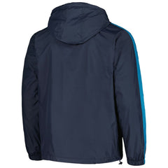 Manchester City Anorak Hoodie Half-Zip Jacket -  Navy