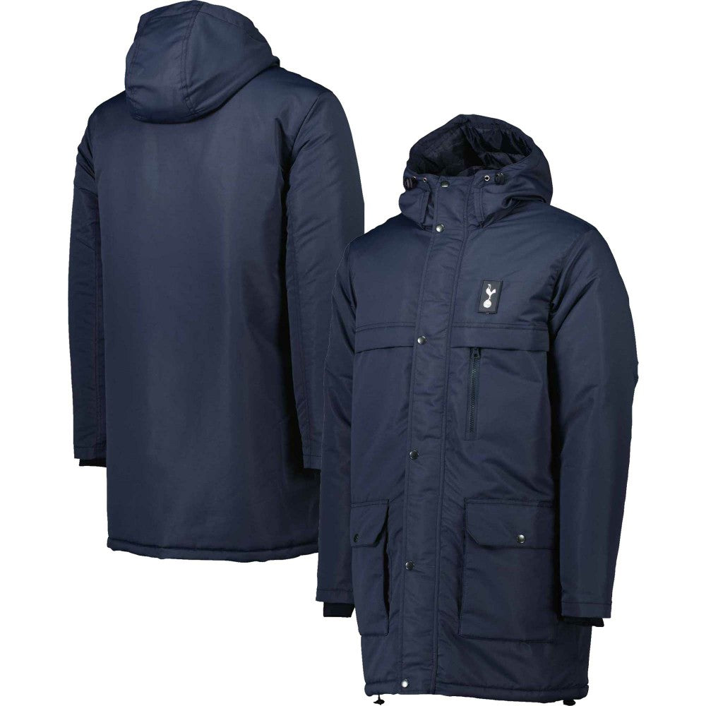 Tottenham Hotspur Winter Field Parka Hoodie Jacket -  Navy