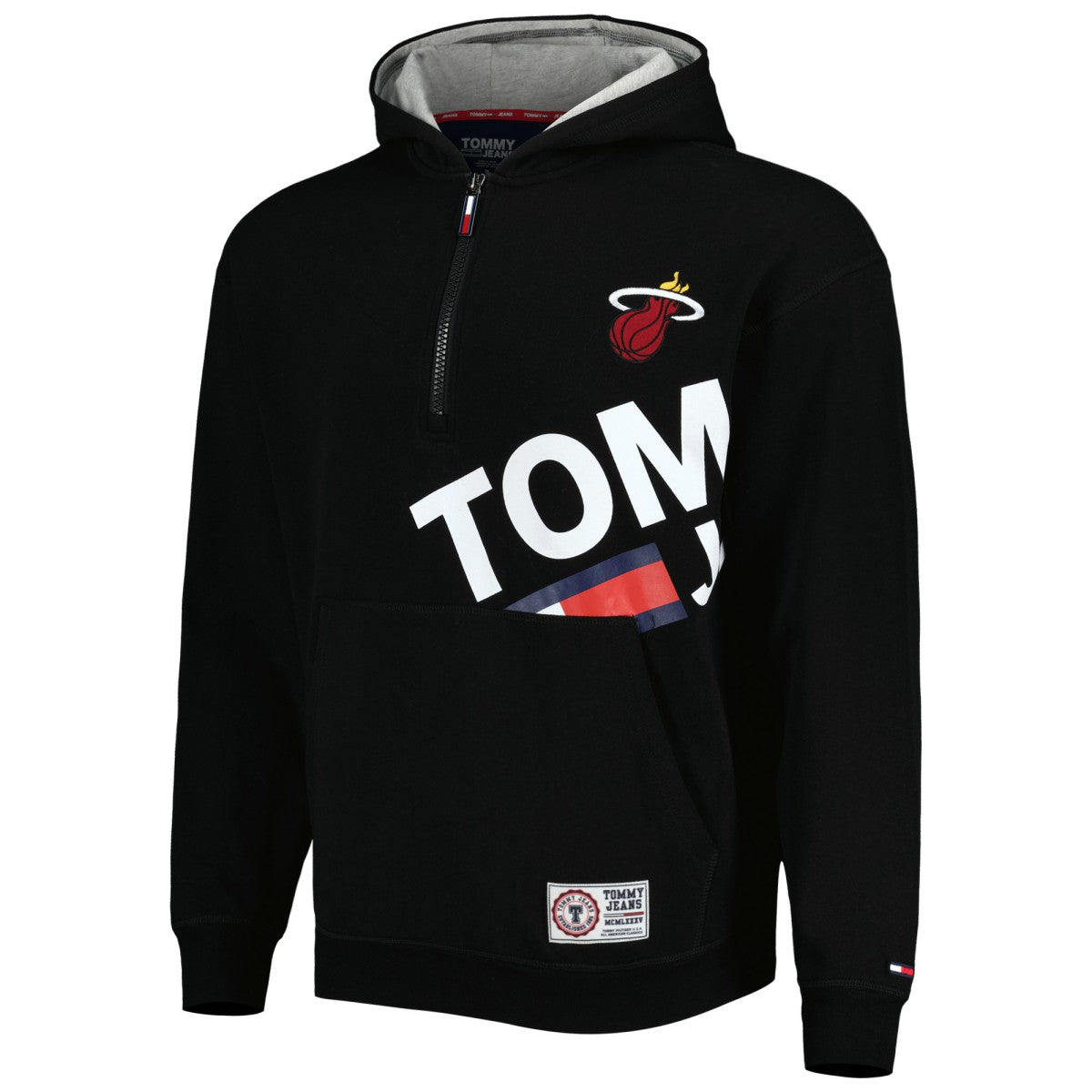 NBA Miami Heat Tommy Jeans Bernard Half-Zip Hoodie