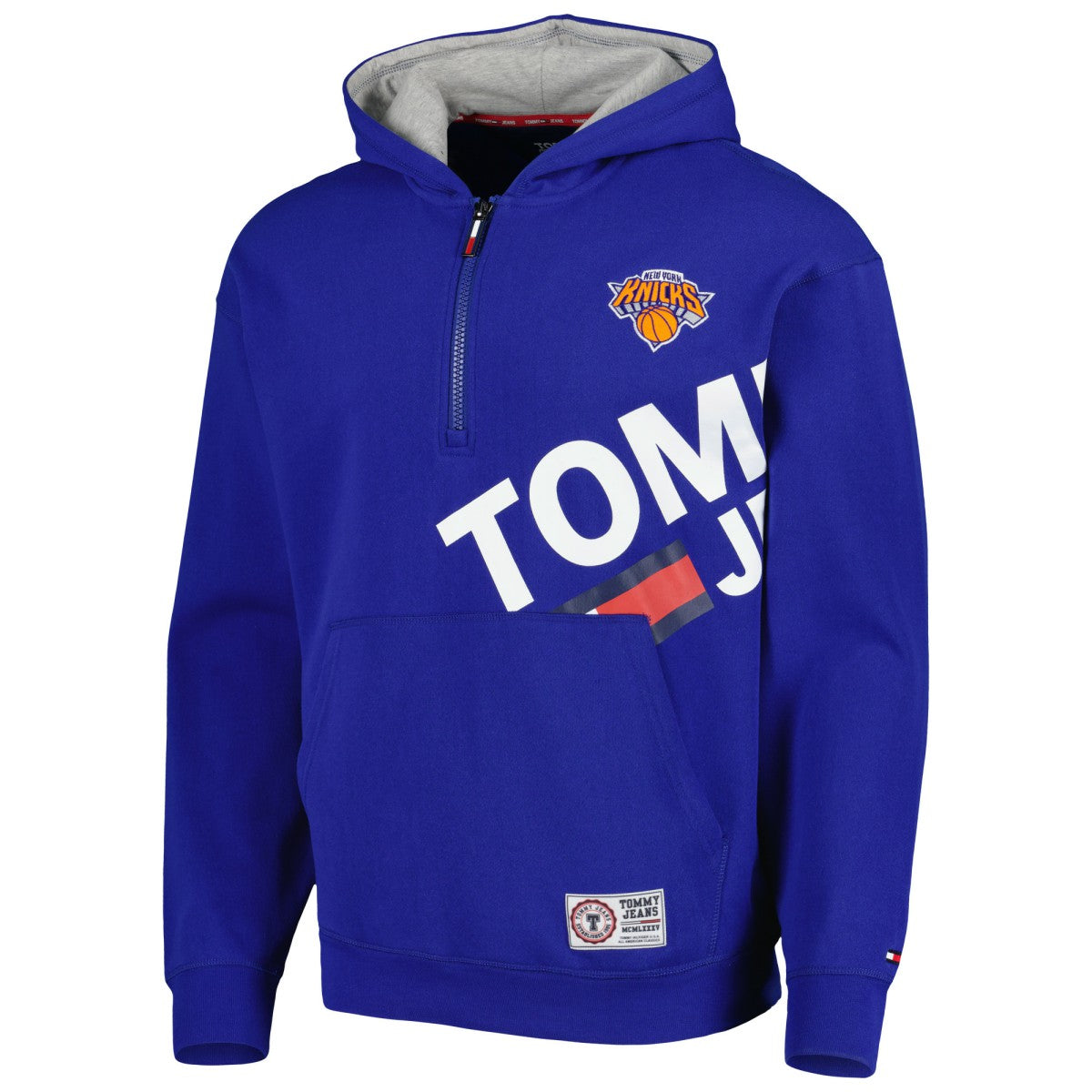 NBA New York Knicks Tommy Jeans Bernard Half-Zip Hoodie