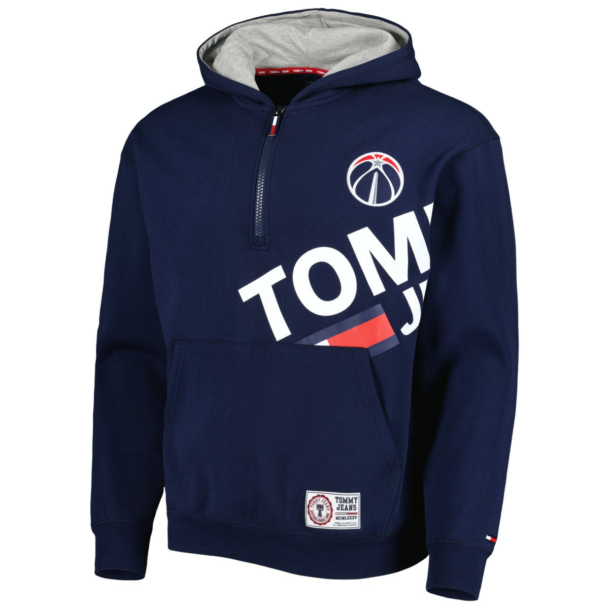 NBA Washington Wizards Tommy Jeans Bernard Half-Zip Hoodie