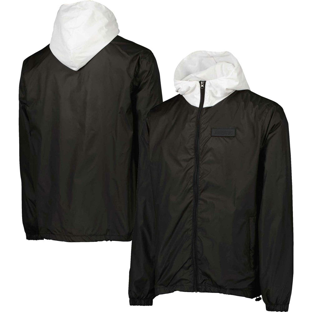 Juventus Full-Zip Windbreaker -  Black