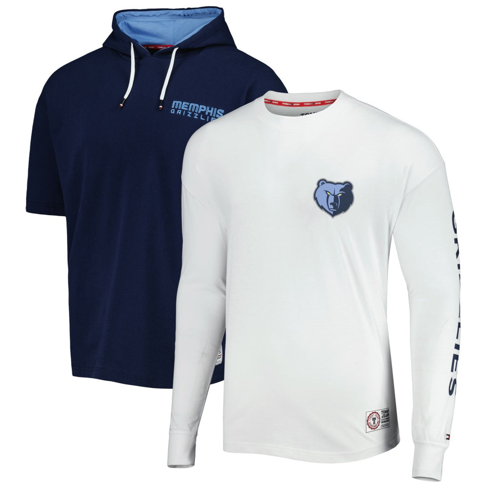 NBA Memphis Grizzlies Tommy Jeans Matthew 2-In-1 T-Shirt & Hoodie Combo Set