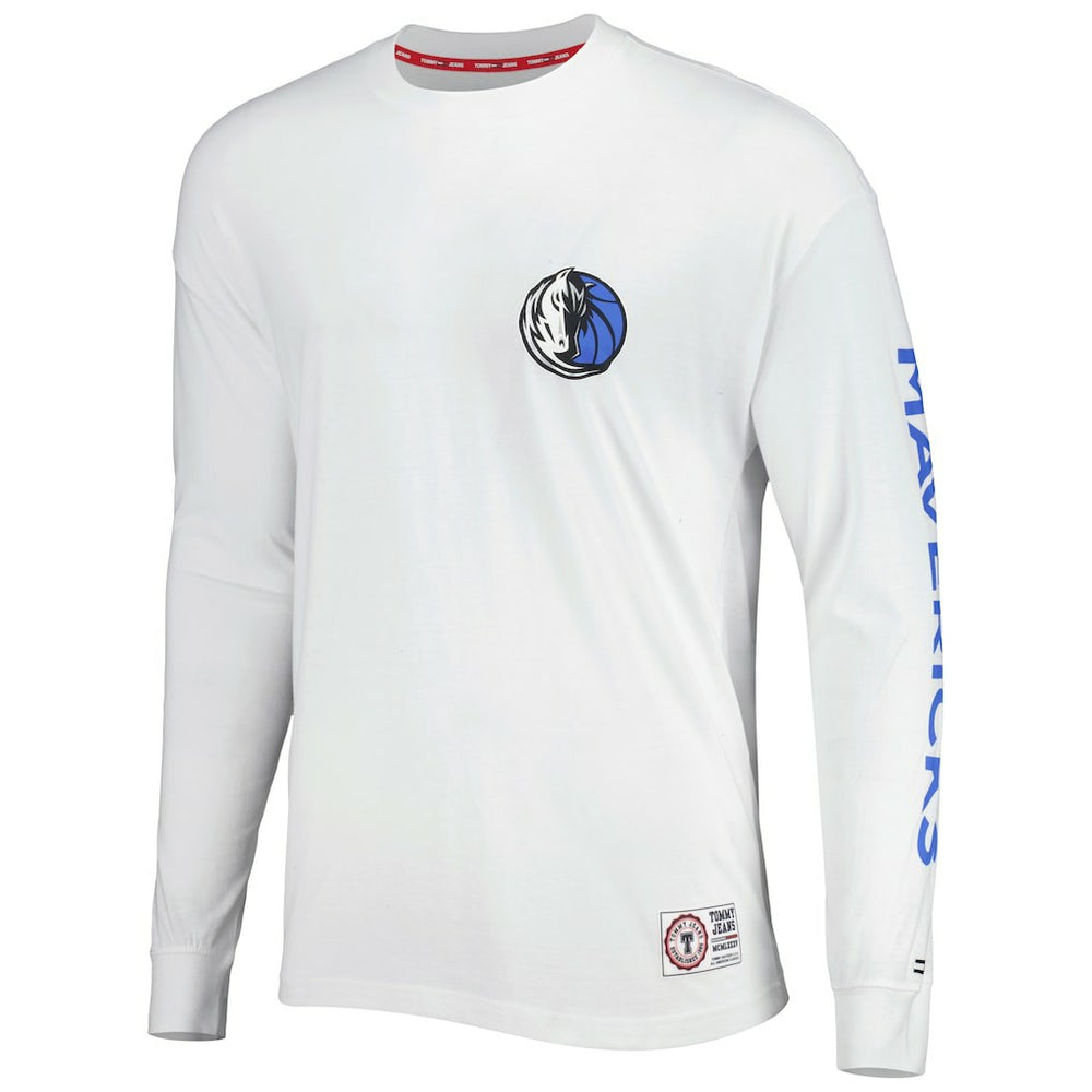 NBA Dallas Mavericks Tommy Jeans Matthew 2-In-1 T-Shirt & Hoodie Combo Set sale