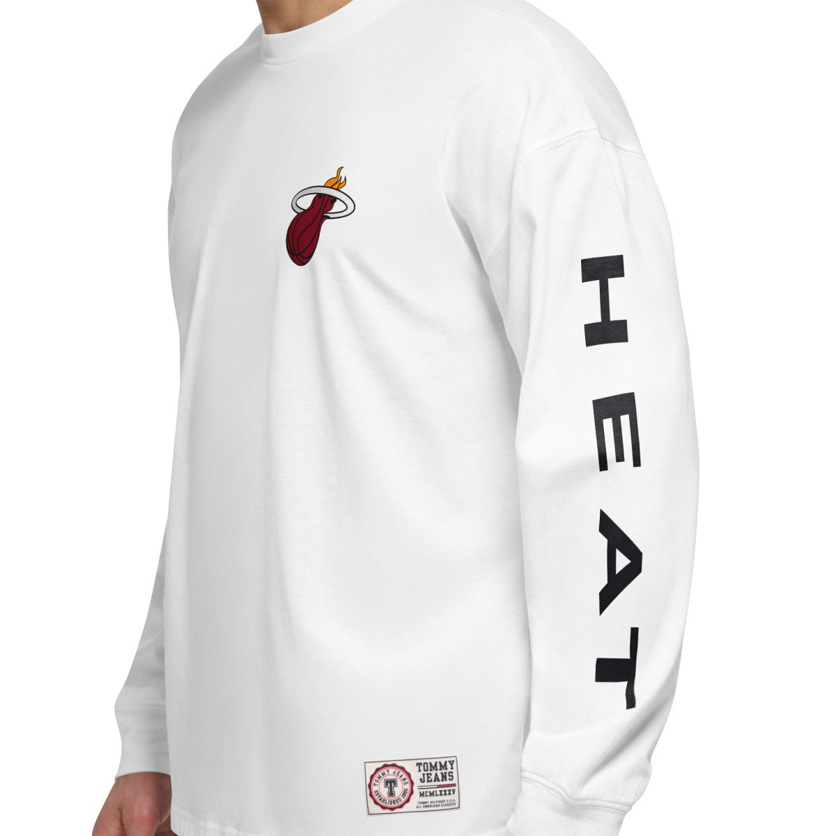 NBA Miami Heat Tommy Jeans Matthew 2-In-1 T-Shirt & Hoodie Combo Set