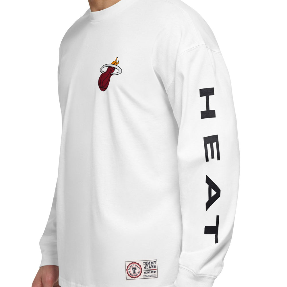 NBA Miami Heat Tommy Jeans Matthew 2-In-1 T-Shirt & Hoodie Combo Set