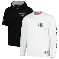 NBA Brooklyn Nets Tommy Jeans Matthew 2-In-1 T-Shirt & Hoodie Combo Set