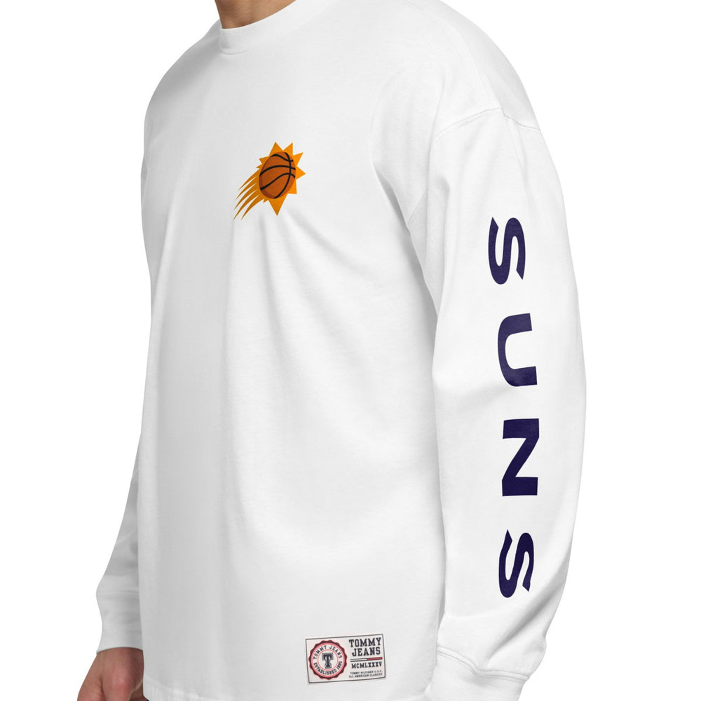 NBA Phoenix Suns Tommy Jeans Matthew 2 In 1 T-Shirt & Hoodie Combo Set