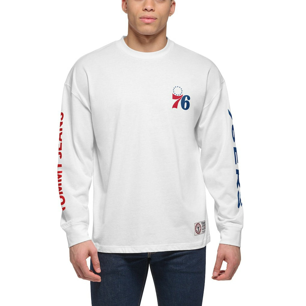 NBA Philadelphia 76ers Tommy Jeans Matthew 2-In-1 T-Shirt & Hoodie Combo Set