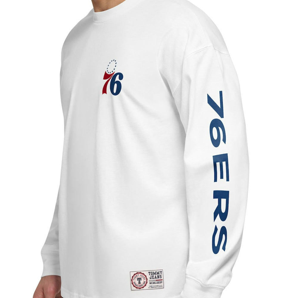 NBA Philadelphia 76ers Tommy Jeans Matthew 2-In-1 T-Shirt & Hoodie Combo Set
