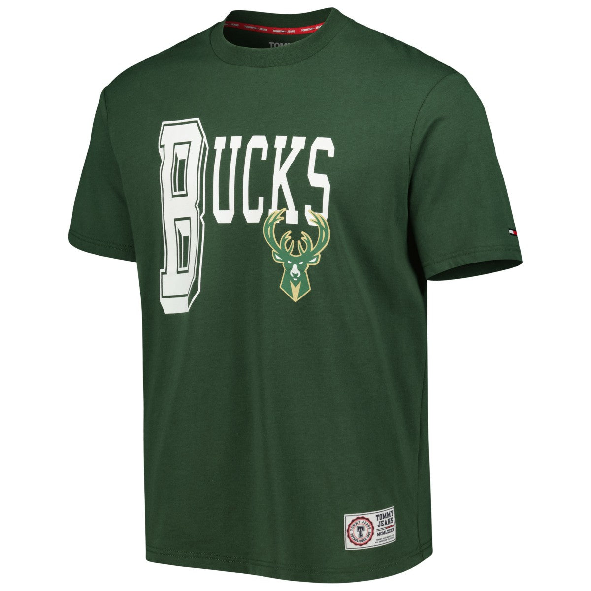 NBA Milwaukee Bucks Tommy Jeans Mel Varsity T-Shirt